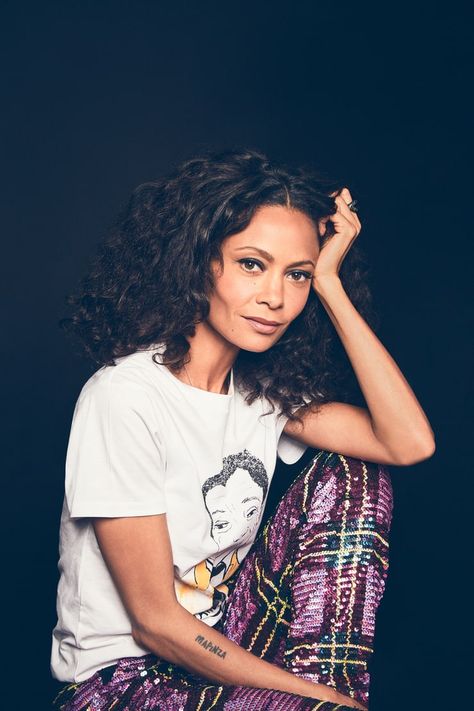 Thandie Newton Thandie Newton, People Magazine, Formal Style, Fashion Line, Fashion House, Magazine, T Shirts For Women, House Styles, Women's Top