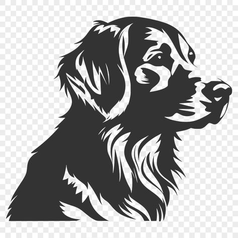 Golden Retriever Svg Free, Golden Retriever Svg, Golden Retriever Silhouette, Silhouette Dog, Chien Golden Retriever, Stencil Ideas, Dogs Golden Retriever, Vector Drawing, Golden Retrievers