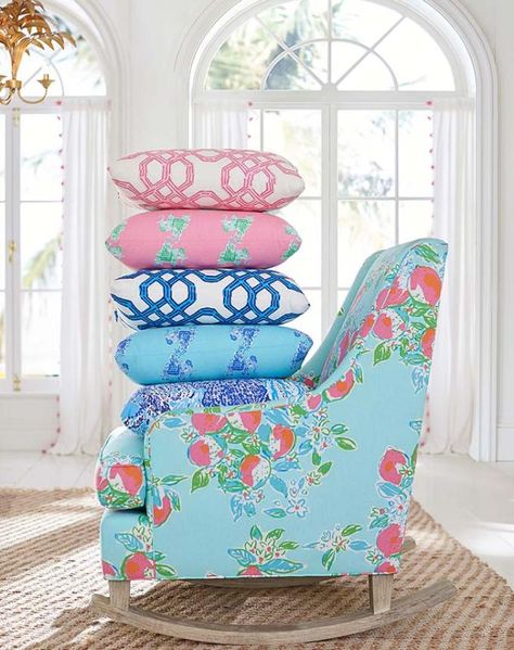 Lilly Pulitzer Room Decor, Lilly Pulitzer Nursery, Lilly Pulitzer Bedroom, Lilly Pulitzer Room, Summer Beach Cottage, Lilly Pulitzer Home, Palm Beach Decor, Preppy Home, Palm Beach Chic