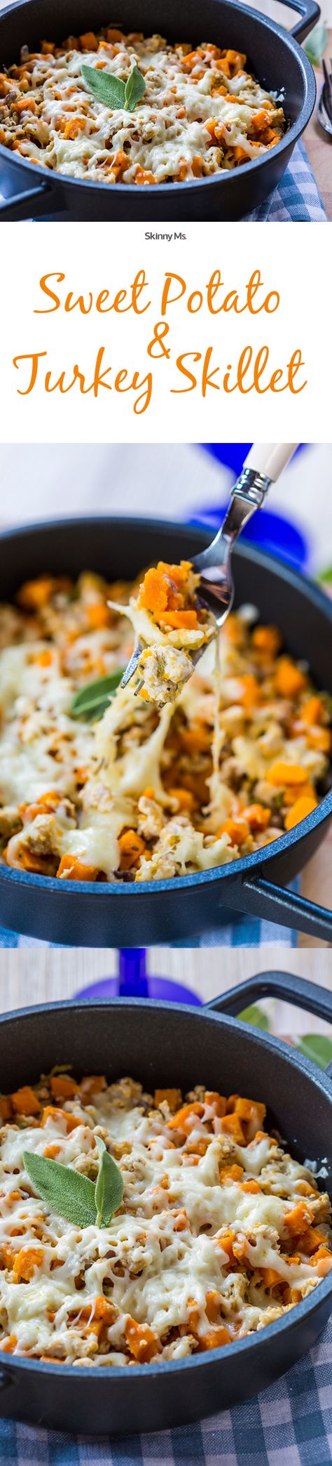 Super easy superfoods! This is the Skinny Ms. Sweet Potato & Turkey Skillet. Turkey Skillet, Food Heaven, Spaghetti Squash, Weight Watchers Meals, Turkey Recipes, Thanksgiving Dinner, Clean Eating Recipes, Dinner Time, Superfoods