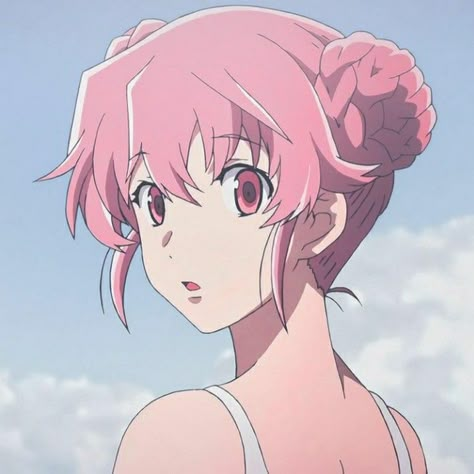 Future Diary, Yuno Gasai, Pink Hair, Anime, Hair, Pink