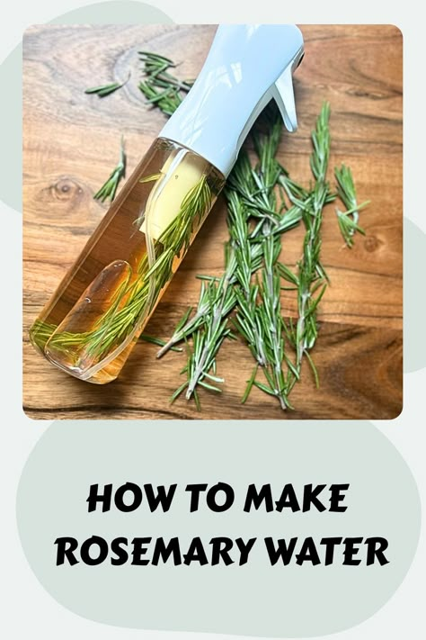 [object Object] Rosemary Infused Water, Rosemary Water For Hair Growth, Rosemary Water For Hair, Benefits Of Rosemary, Rosemary For Hair, Natural Hair Spray, Rosemary Hair Growth, Rosemary Water, Healthy Natural Hair Growth