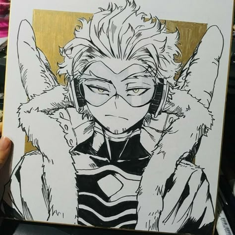 Art Vampire, Hawks Bnha, Keigo Takami Hawks, Hawks Keigo Takami, Keigo Takami, Art Manga, Anime Drawing, Anime Character Drawing, My Hero Academy