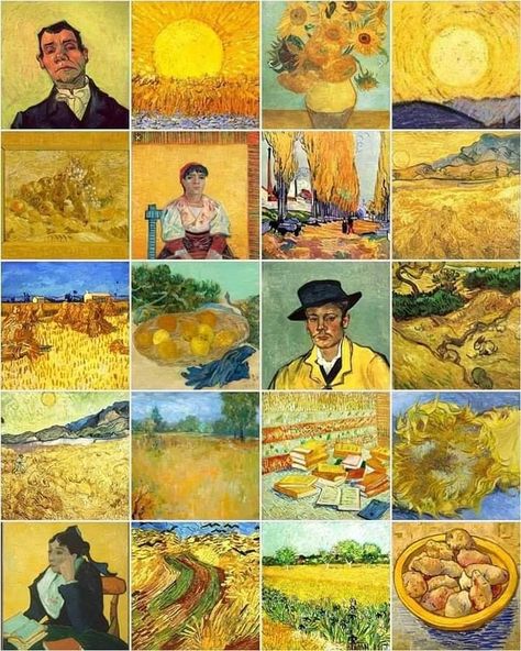 Van Gogh Aesthetic, Van Gogh Wallpaper, Vincent Willem Van Gogh, Painters Studio, Vincent Van Gogh Paintings, Van Gogh Paintings, Van Gogh Art, Post Impressionists, Colour Yellow