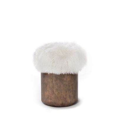 ALL PRODUCTS InsidherLand by Joana Santos Barbosa Fur Stool, Mongolian Lamb, Mongolian Fur, Wood Stool, Composers, Organic Form, Luxury Decor, Traditional Crafts, Rustic Interiors