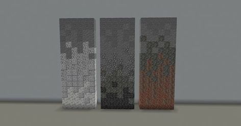 Minecraft Path Pattern, Minecraft Pretty, Minecraft Gradient, Minecraft Path, Black And White Gradient, Minecraft Creator, Minecraft Pattern, Minecraft Wall, Minecraft Blocks