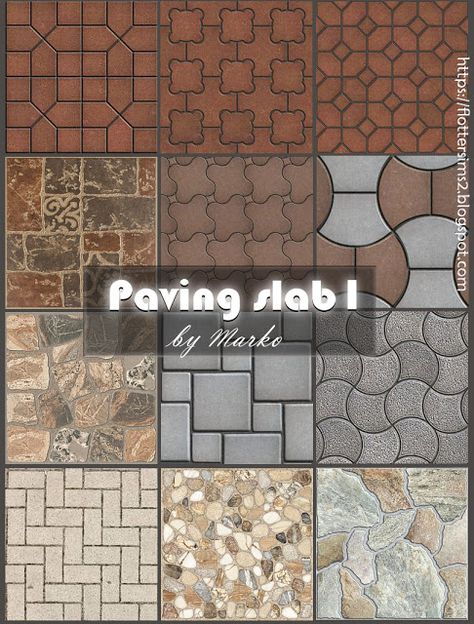 Sims 4 Pavement Cc, Sims 4 Cc Patio Set, Outside Flooring, Outdoor Paving, Ts2 Cc, Bookmark Printing, Paving Slabs, Los Sims, December 19