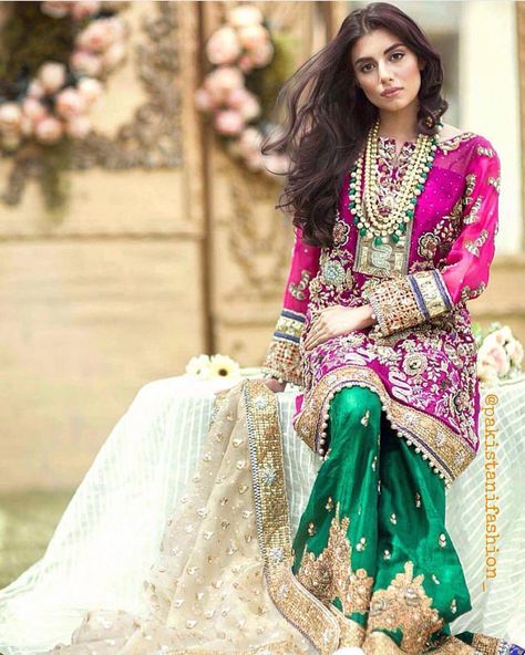 See this Instagram photo by @bridemagazine • 106 likes Green Sharara, Mehndi Dresses, Trendy Party Dresses, Mehndi Dress, Pakistani Formal Dresses, Pakistani Wedding Dresses, Pakistani Bridal Wear, Party Dress Short, Pakistani Bridal