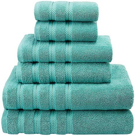 Bathroom Turquoise, Bathroom Turkish, Luxury Hotel Spa, Video Game Room Design, Superman Man Of Steel, Towels For Bathroom, Towel Sets, Turkish Cotton Towels, Blue Towels