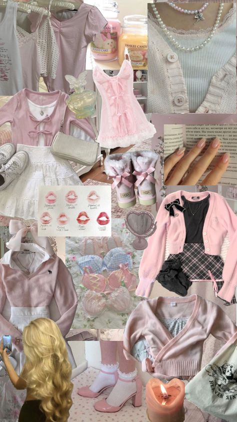 i am actually the girliest girl to ever exist just fyi #moodboard #collage #aesthetic #coquette #dollette #girlygirl #pink #bunny Croquet Aesthetic, Clothes Collage, Moodboard Collage, Aesthetic Coquette, Pink Bunny, Fashion Collage, Vision Boards, Girly Girl, Aesthetically Pleasing