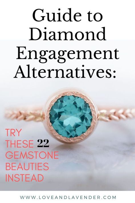 Searching for a gorgeous engagement ring alternative to the diamond? We've found 22 stunning gemstone options to inspire you! #engagementring Engagement Rings Without Diamonds, Ring Alternatives, Best Friend Check, Engagement Rings Under 1000, Non Diamond Engagement Rings, Different Engagement Rings, Engagement Ring Alternative, Nontraditional Engagement Rings, Diamond Alternative Engagement Ring