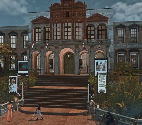 Sims 4 Museum Build, Sims Museum, Sims 4 Museum Cc, Sims 4 Museum, Instagram Museum, Sims Building, Natural Science, Science Museum, Sims 4 Build