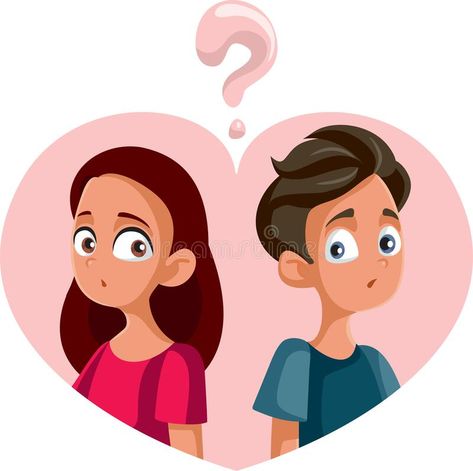 Health Issues Illustration, Being In Love, Romantic Relationship, Physical Attraction, Emotional Health, Health Issues, Stock Vector, In Love, Vector Illustration