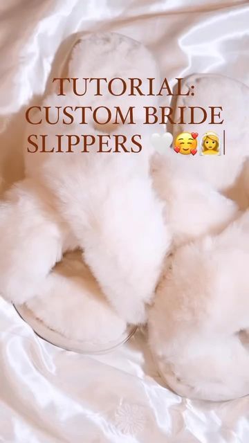 Bridal Slippers, Bride Slippers, Diy Slippers, Bridemaids Gifts, Diy Bridal, West Michigan, Diy Brides, Bridesmaid Outfit, Bride Tribe