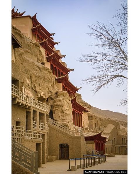 Mogao Caves Complex Dunhuang Gansu China / This photo was taken March 30 2018 in Dunhuang China. / 2018 Adam Rainoff / #architecture #Buddha #Buddhism #caves #China #desert #Dunhuang #Gansu #Gobi #sand #temple #tourism #travel Gansu China, Mogao Caves, Dunhuang, Find Cheap Flights, Travel Checklist, Travel App, March 30, Travel Life, Buddhism