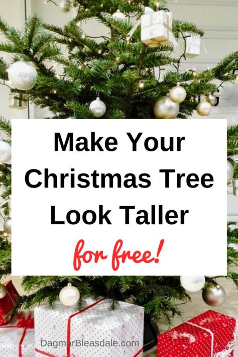 How to make your Christmas tree taller and fuller with these easy tips ! #diyhomedecor #christmas #hacks #diy #frugal #ideas #homedecor #budget #homedecorideas Christmas Tree Taller, Hometalk Diy, Diy Hanging Shelves, Mason Jar Flowers, Wine Bottle Diy Crafts, Mason Jar Crafts Diy, Wine Bottle Diy, Wine Bottle Crafts, Mason Jar Diy