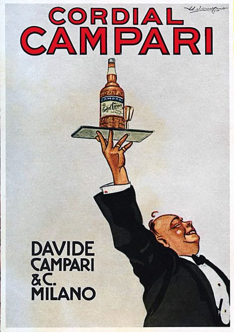 CALDANZANO Luigi-Cordial Campari-1920 1920s Advertisements, Graphic Design Vintage, Vintage Italian Posters, Old Posters, Italian Posters, Retro Graphic Design, Vintage Advertising Posters, Old Ads, Vintage Poster Art