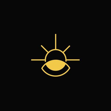 Sun Eyes, Sun And Moon Icon, Evil Eye Logo, Design Icon, Vision Logo, Sun Icon, Sun Symbol, Sun Design, Sun Moon Logo