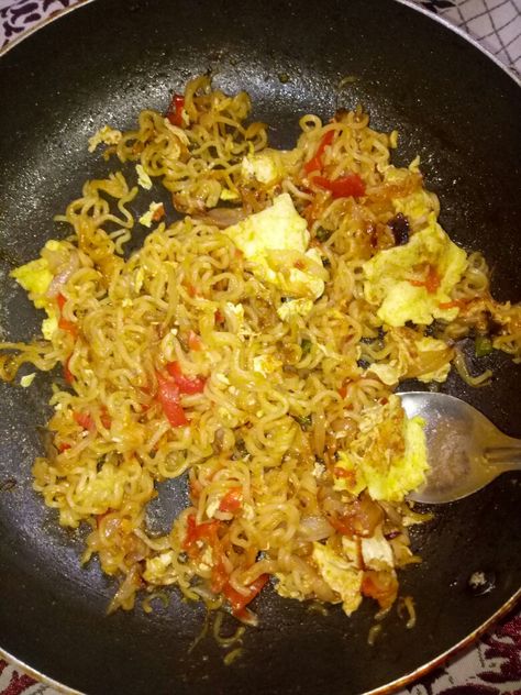 Egg Maggie, Maggie Snap, Indian Food, Indian Food Recipes, Egg, Rice, Collage, Pins, Quick Saves