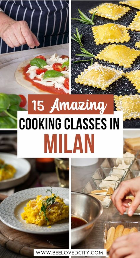 Heading to Milan soon? Discover the best cooking classes in Milan. This is perfect if you are looking for unique things to do in Milan and want to learn more about Italian food. Milan Italy, Milan Italy things to do, Milan itinerary, what to do in Milan Italy, Milan photo ideas, Milan Italy travel, Milan italy travel tips Milan Photo Ideas, Italy Cooking Class, Milan Itinerary, Northern Italy Travel, Milan Travel Guide, How To Make Ravioli, Milan Italy Travel, Things To Do In Milan, Pasta Making Class