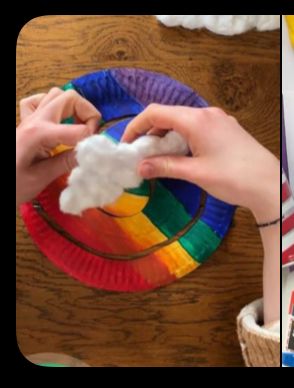 Paper Plate Art, Practice Painting, Paper Plate Crafts For Kids, Toddler Arts And Crafts, Rainbow Painting, Magical Rainbow, Rainbow Crafts, Paper Plate Crafts, Plate Crafts