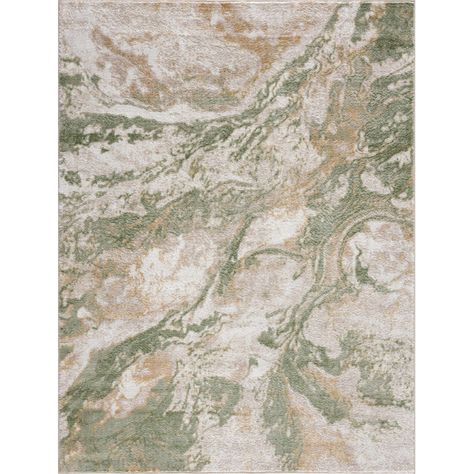 Wrought Studio Charniqua Abstract Design Modern Green/Beige Area Rug & Reviews | Wayfair Green Construction, Green Area Rug, Marble Print, Price Range, Green Area Rugs, Marble Design, Large Area Rugs, Contemporary Area Rugs, Green Rug