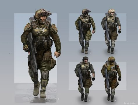 Future Soldiers, Futuristic Military, Future Military, Sci Fi Military, Advanced Warfare, Futuristic Armour, Sci-fi Armor, Sci Fi Armor, Combat Armor