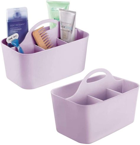 Purple Laundry Room, Kids Craft Storage, Bathroom Inspiration Board, Divided Basket, Purple Dorm, Homemade Moon Sand, Bathroom Vanity Organization, Soap Body Wash, Bathroom Vanity Storage