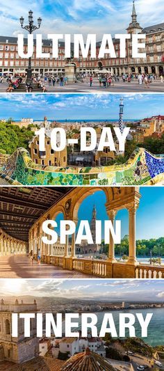 Barcelona Spain Itinerary, 10 Days In Spain, Spain Destinations, Madrid Spain Travel, Backpacking Spain, Spain Tour, Spain Itinerary, Spain Culture, Places In Spain