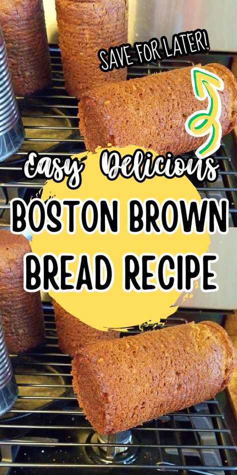 The Boston Brown Bread Recipe That Makes You Go Back In Time Boston Brown Bread In A Can, Brown Bread Recipes Easy, Hobo Bread Recipe, Brown Bread In A Can, Brown Bread Sandwich, Brown Bread Recipes, Boston Brown Bread Recipe, Bread In A Can, Bread With Raisins