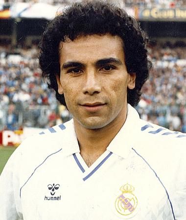 Real Madrid History, Hugo Sanchez, Brazilian Football, Real Madrid Players, Best Football Players, Best Football Team, Football Stickers, World Football, Vintage Football