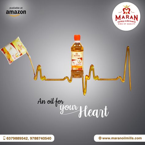 Food Oil Creative Ads, Oil Ads Creative, Cooking Oil Creative Ads, Chip Packaging, Digital Advertising Design, Heart Diseases, Tea Packaging Design, Luxury Packaging Design, Ads Creative Advertising Ideas