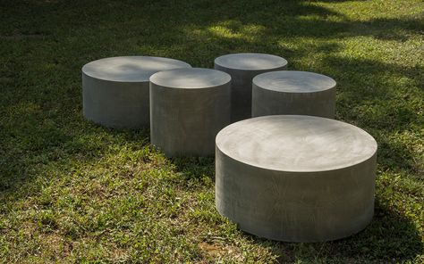 LAND COLLECTION Foam Concrete, House Branding, Garden Lighting Design, Cement Work, Concrete Stool, Water Fountain Design, Tea Places, Bench Design, Eco Decor