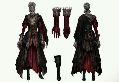 The Art Of Bloodborne Bloodborne Outfits, Bloodborne Characters, Bloodborne Concept Art, Character Modelling, Knight Outfit, Female Hunter, Bloodborne Art, Hunter Outfit, Female Knight