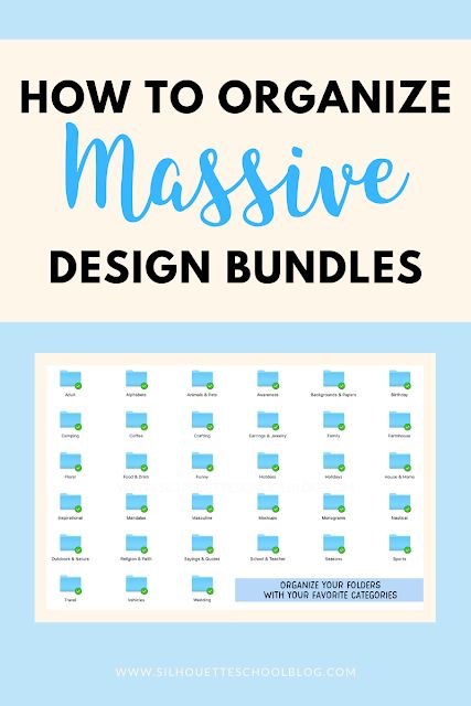 How to Organize Massive Design Bundles Design Bundles Svg, Cloud Drive, Silhouette School Blog, Canvas Learning, Silhouette Curio, Cricut Expression, Silhouette School, Digital Organization, Digital Detox