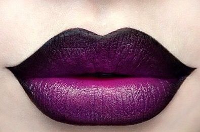 Purple lips and black lines Purple And Black Lips, Black And Purple Lipstick, Purple And Black Lipstick, Purple Black Lipstick, Black And Pink Lipstick, Black And Purple Lip Combo, Purple Vampire Makeup, Black And Purple Makeup Looks, Purple Lipstick Outfit