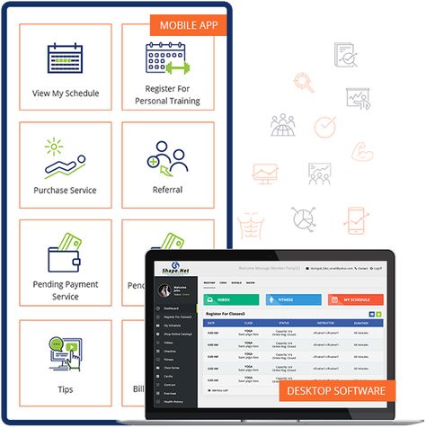 Club Management Software | Cloud-Based Gym Management Software - ShapeNet Software Gym Management Software, Gym Owner, Yoga Studios, Billing Software, Fitness Facilities, Fitness Business, Lower Back Exercises, Business Software, Video Library