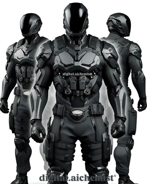 Futuristic Flight Suit, Future Army Suit, Futuristic Body Armor, Future Armor Concept Art, Cyberpunk Armor Men, Futuristic Military Armor, Futuristic Armor Concept Art, Body Armor Design, Tech Armor Suits