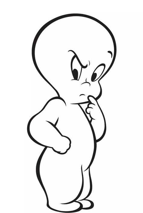 Casper the Friendly Ghost (though he looks slightly confused or even pissed off in this picture!) lol Casper Tattoo Design, Casper Drawing, Casper Tattoo, Wrist Tattoo Designs, Name Drawings, Traditional Tattoo Designs, Tattoo Outline Drawing, Casper The Friendly Ghost, Sketch Tattoo Design