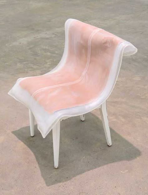 Liz Magor, Silicone Art, Love Chair, Deco Originale, Graphic Design Fonts, White Chair, Printing Business, Art Practice, Very Excited