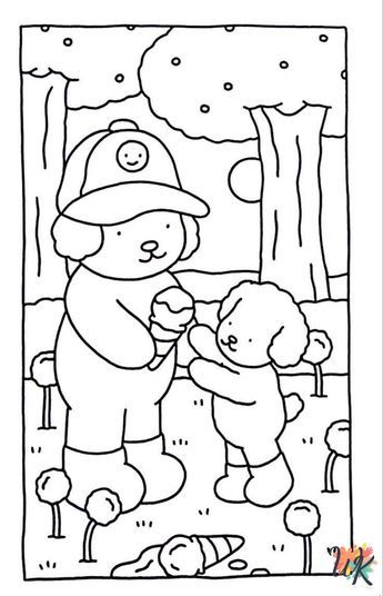 Bobbie Goods Coloring Pages For Kids - ColoringPagesWK Bobbie Goods Coloring Pages, Bobbie Goods Coloring, Modele Zentangle, Bobbie Goods, Bear Coloring Pages, 강아지 그림, Detailed Coloring Pages, Easy Coloring Pages, Cartoon Coloring Pages