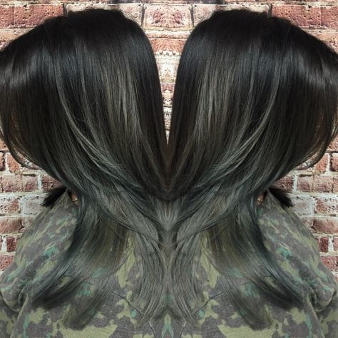 Dark Icy green... #greyhwir #ashhair #ashy #modernsalon #artandchemistry Ashy Green Hair, Ash Hair, Modern Salon, Green Hair, Jade, Hair Color, Long Hair Styles, Hair Styles, Green