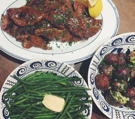 Italian liver piccata and how I learned to love liver Rocky Mountain Oysters, Butter Carrots, Time And Patience, Arrowroot Flour, Beef Liver, Creamed Spinach, Primal Paleo, Pasta Bowls, In The Beginning