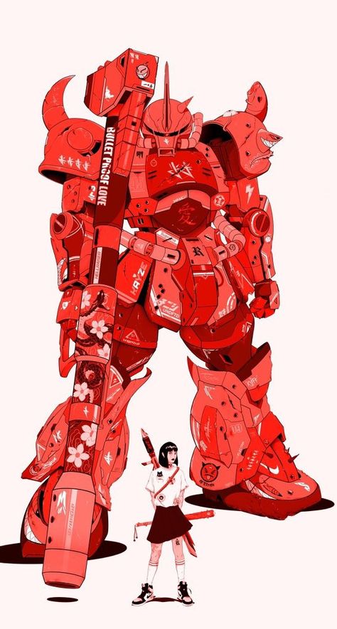 Gunpla Builders World Cup, Graffiti Pictures, Cyborgs Art, Futuristic Robot, Japan Tattoo Design, Gundam Wallpapers, Gundam Custom Build, Demon King Anime, Mecha Anime