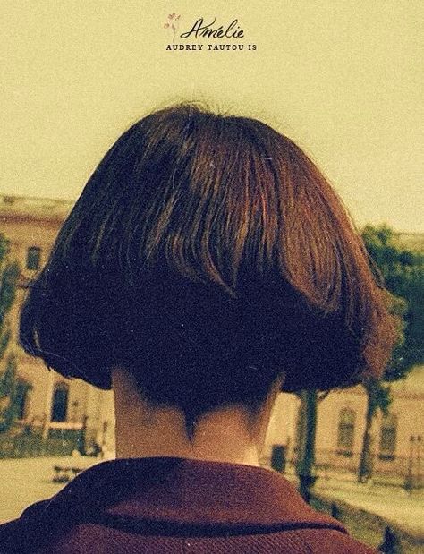 Amelie Poulain Audrey Tautou French Bob, Audrey Tautou, Trendy Haircuts, Penteado Cabelo Curto, New Haircuts, Hair Maintenance, Grunge Hair, Amelie, Bobs Haircuts