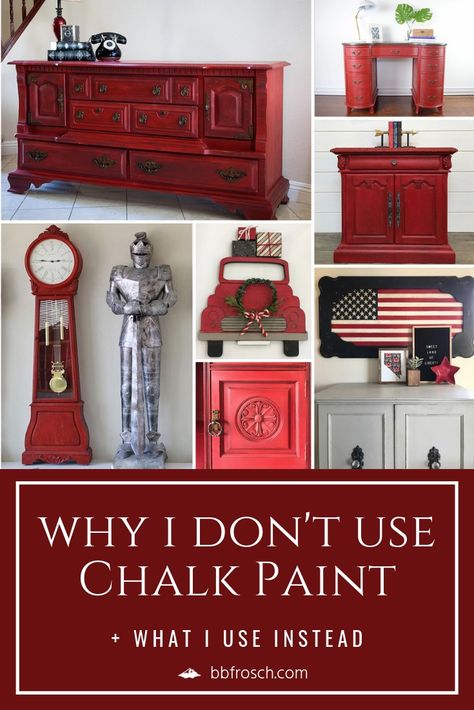 Chalk Paint Wall, Painted Tv Stand, Ladybug Room, Chalk Paint Diy, Diy Furniture Painting, Red Chalk Paint, Best Chalk Paint, Chalk Paint Furniture Diy, Painted Furniture Designs