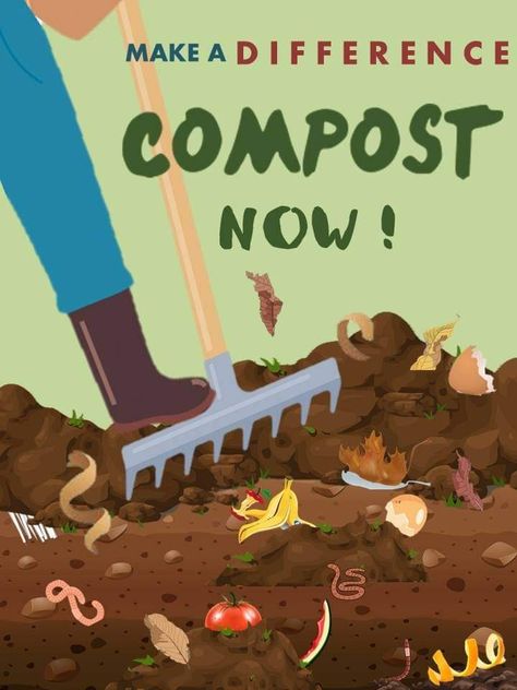 Vermicomposting Poster, Proper Waste Management Poster, Soil Pollution Poster, Proper Waste Disposal Poster, Solid Waste Management Poster, Waste Management Poster Drawing, Compost Illustration, Waste Management Poster, Compost Poster