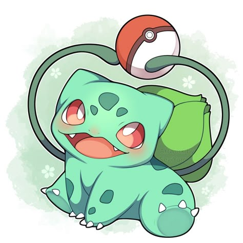 Chibi Bulbasaur, Commission Prices, Kawaii Pokemon, Starter Pokemon, Umbreon And Espeon, 150 Pokemon, Pokemon Bulbasaur, Pokemon Sketch, Pokemon Fanart