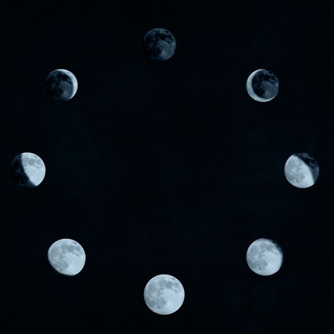 The New Moon marks the start of a new lunar and personal cycle. What is the influence of this the New Moon on our body and mind? Check out the lunar phases Healing Circles, Full Moon Phases, Thunder Moon, Wiccan Sabbats, Goddess Moon, Moon Circle, Night Beauty, Closer To The Sun, Lunar Phase