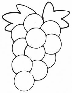 Yummy grapes coloring page | Download Free Yummy grapes coloring page for kids | Best Coloring Pages Grapes Coloring Page, Fruit Coloring, Vegetable Coloring Pages, Kindergarten Coloring Pages, Fruit Coloring Pages, Preschool Colors, Grape Color, Grape Bunch, Color Worksheets